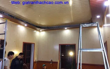 Giá làm trần nhựa giả gỗ tại Thái Bình
