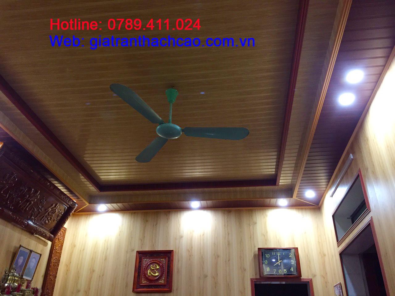 Trần nhựa giả gỗ Trần nhựa giả gỗ