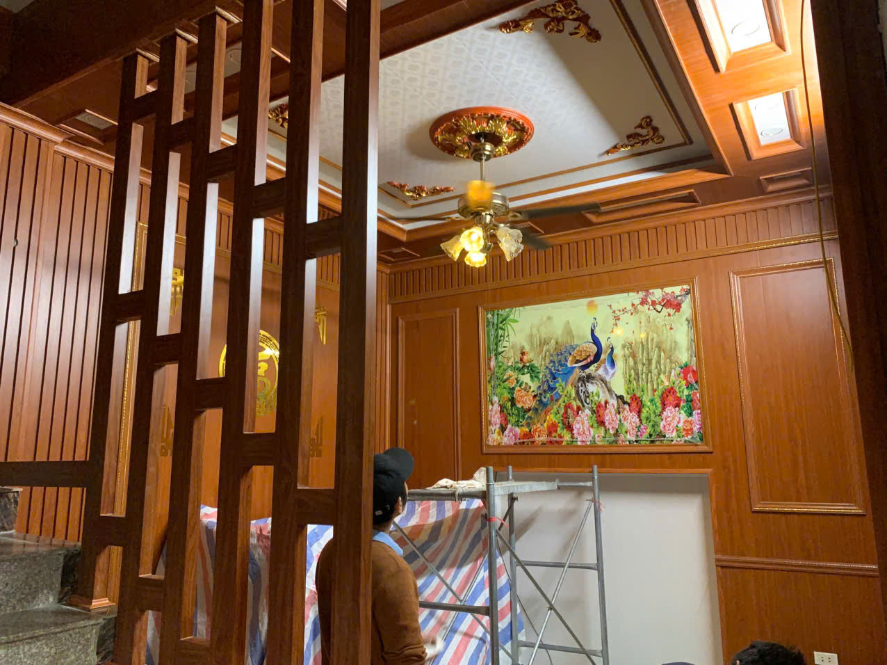 Mẫu trần phòng khách Mẫu trần phòng khách