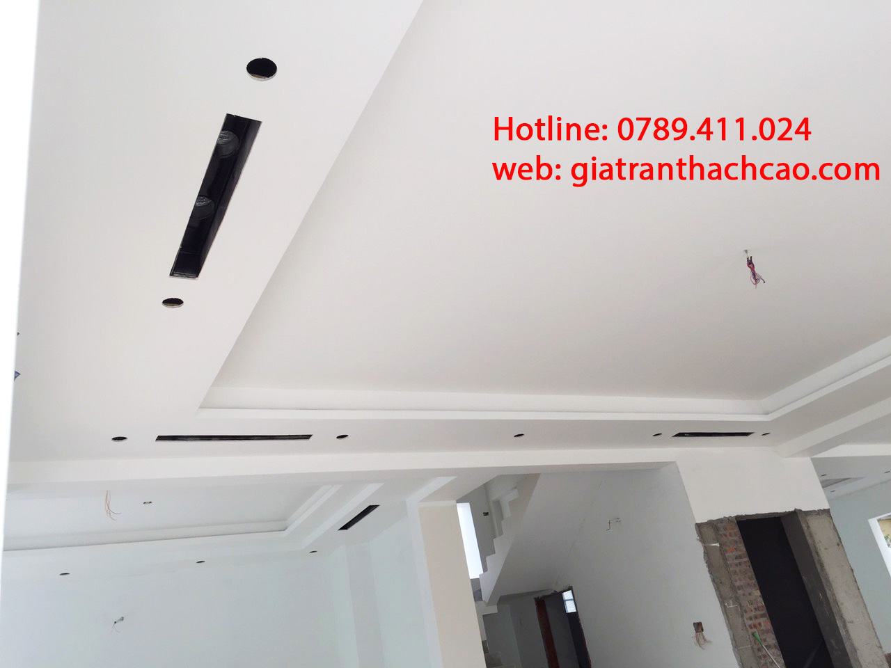 Trần thạch cao thi công cho Hotel bãy cháy Trần thạch cao thi công cho Hotel bãy cháy