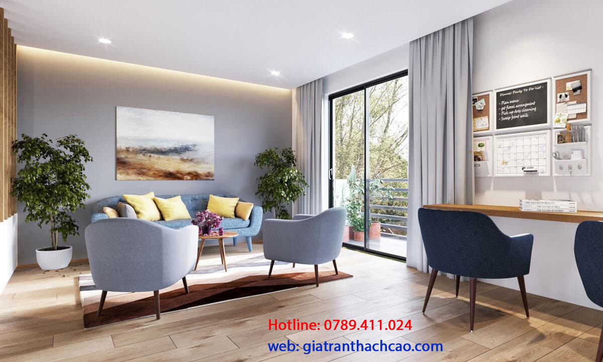 Trần thạch cao cho phòng khách Trần thạch cao cho phòng khách