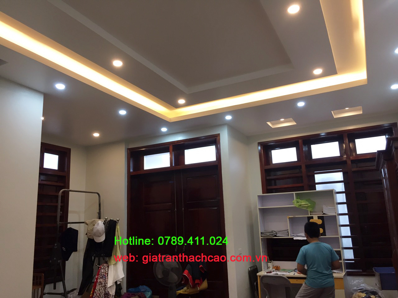 Trần thạch cao phòng ngủ Trần thạch cao phòng ngủ