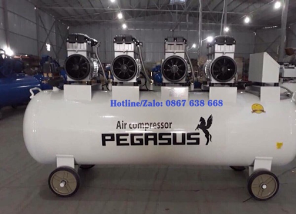 Máy nén khí piston không dầu (Oil free)