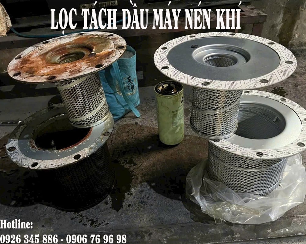 lọc tách dầu máy nén khí