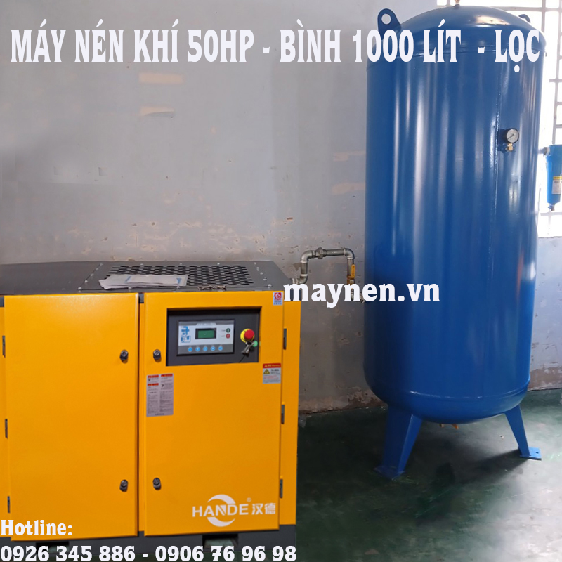 Máy nén khí trục vít Hande