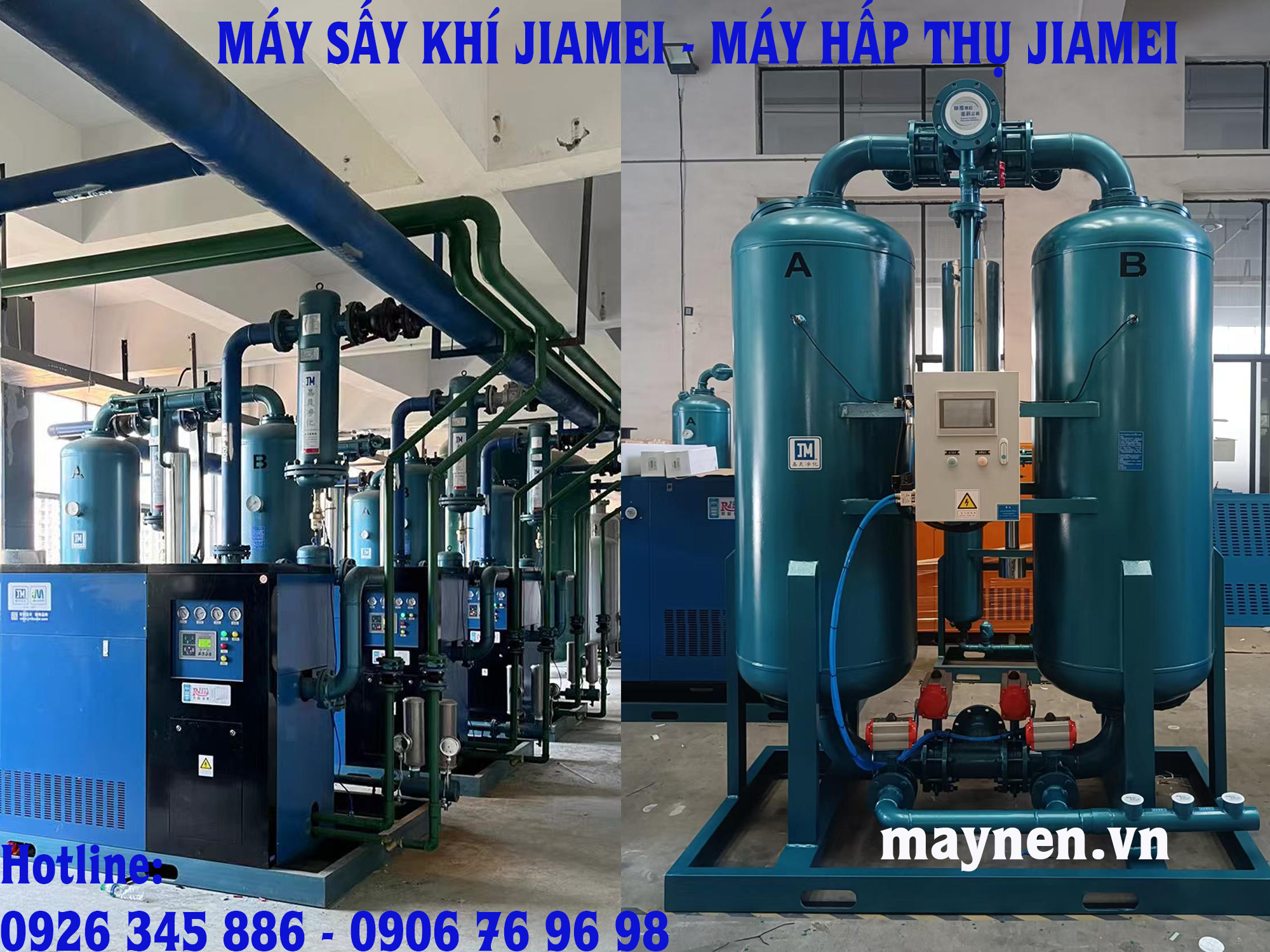 máy sấy khí hấp thụ