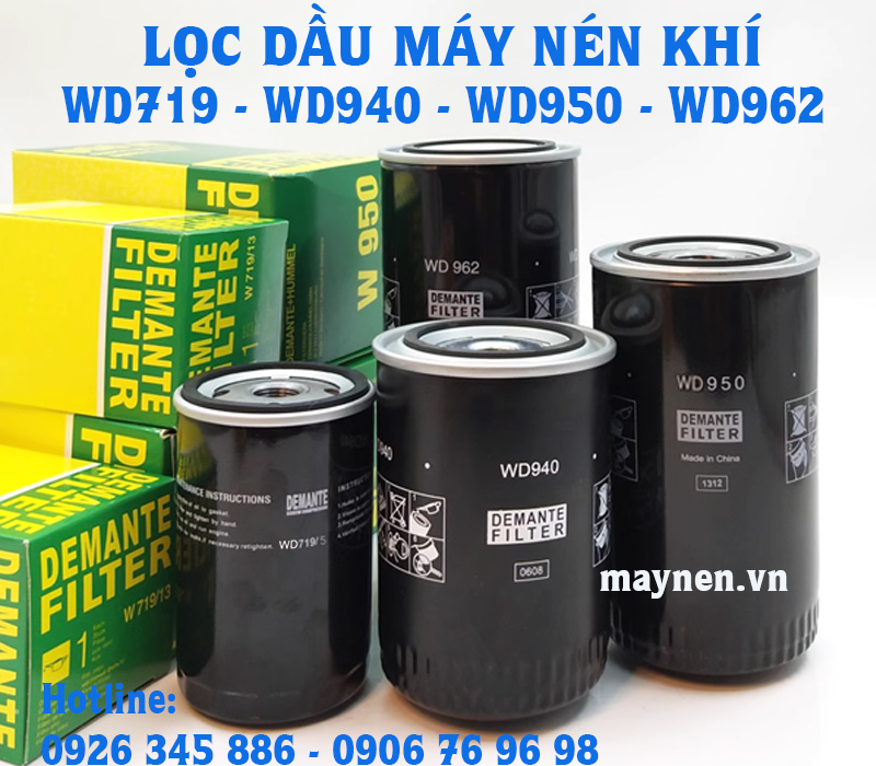 lọc dầu máy nén khí trục vít