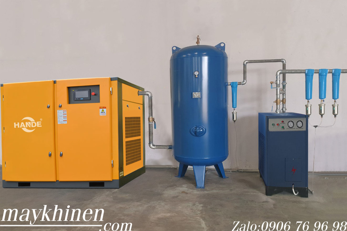 máy nén khí trục vít hande