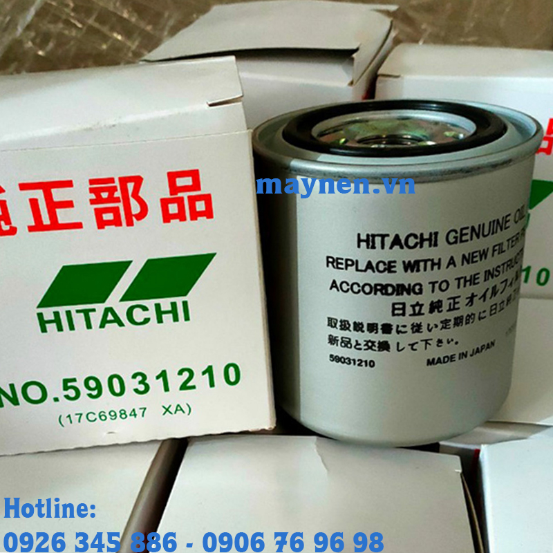 lọc dầu máy nén  khí Hitachi