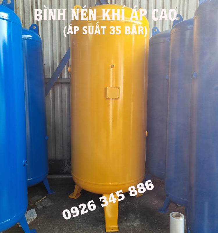 Bình chứa khí nén áp 35 bar