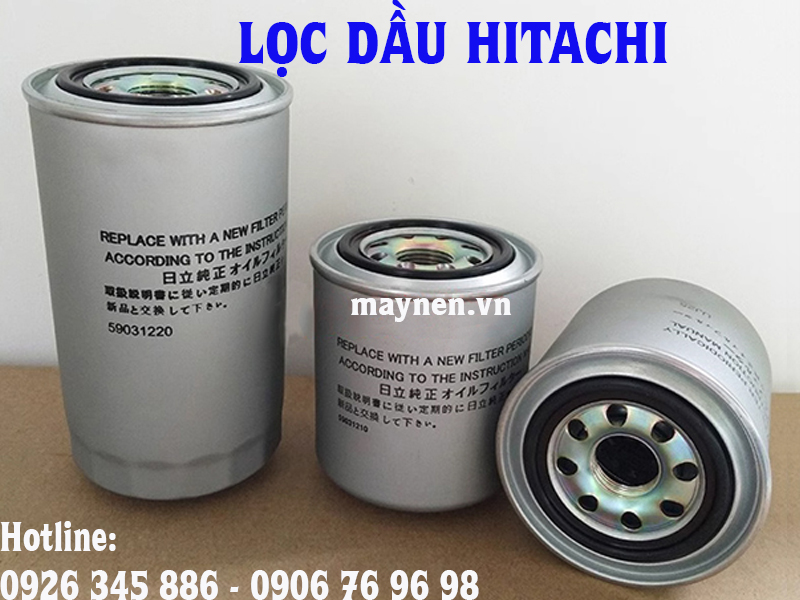 Lọc dầu máy nén khí Hitachi