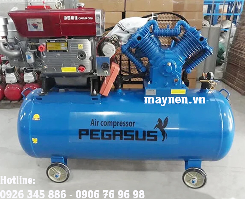 máy nén khí piston pegasus đầu nổ