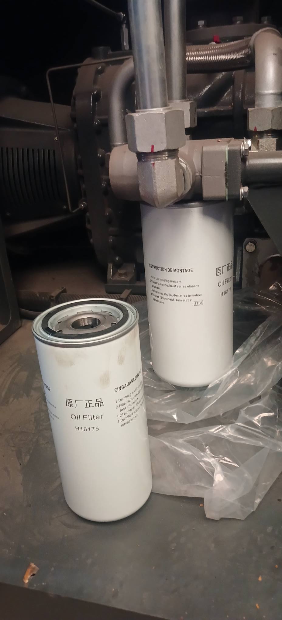 thay lọc dầu máy nén khí