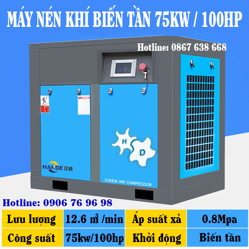 Máy Nén Khí Biến Tần Hande HD-VPM75