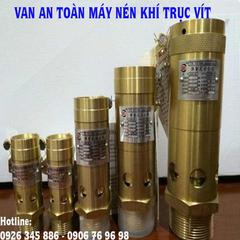 van an toàn máy nén khí trục vít