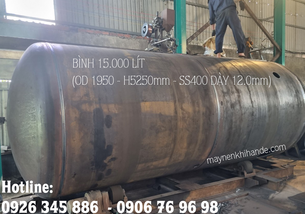 Bình chứa khí 15m3