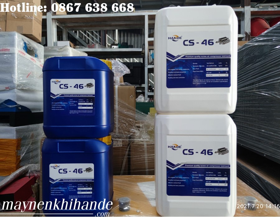 Cần lựa chọn dầu máy thích hợp với loại máy nén khí đang sử dụng