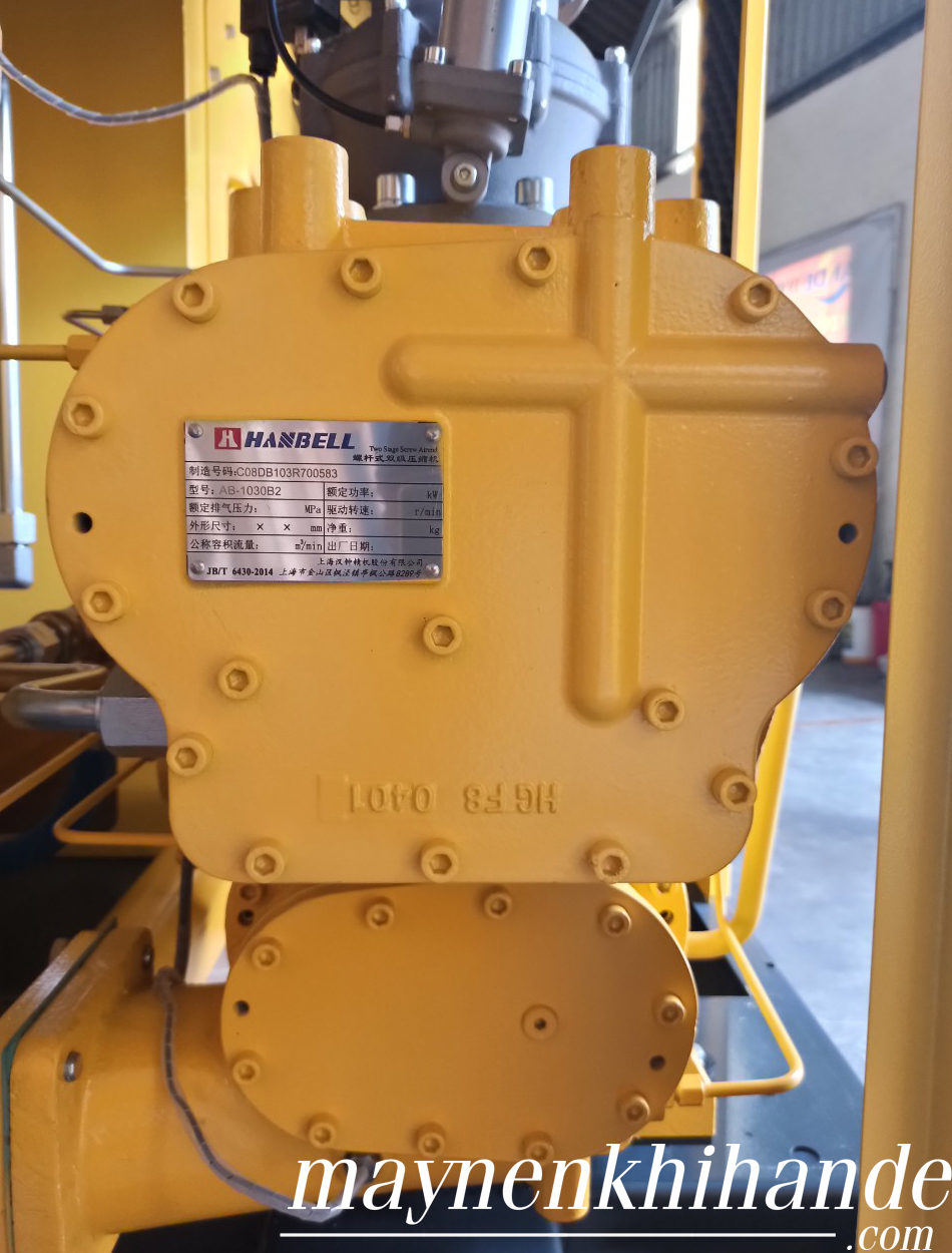 sử dụng đầu nén Hanbell