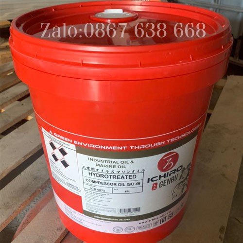 Dầu (nhớt) ichiro cho máy nén trục vít