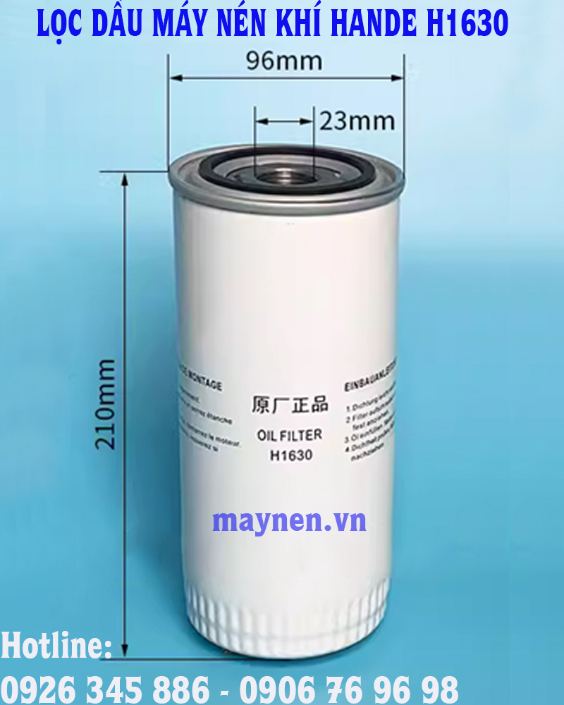 Lọc dầu máy nén khí Hande H1630