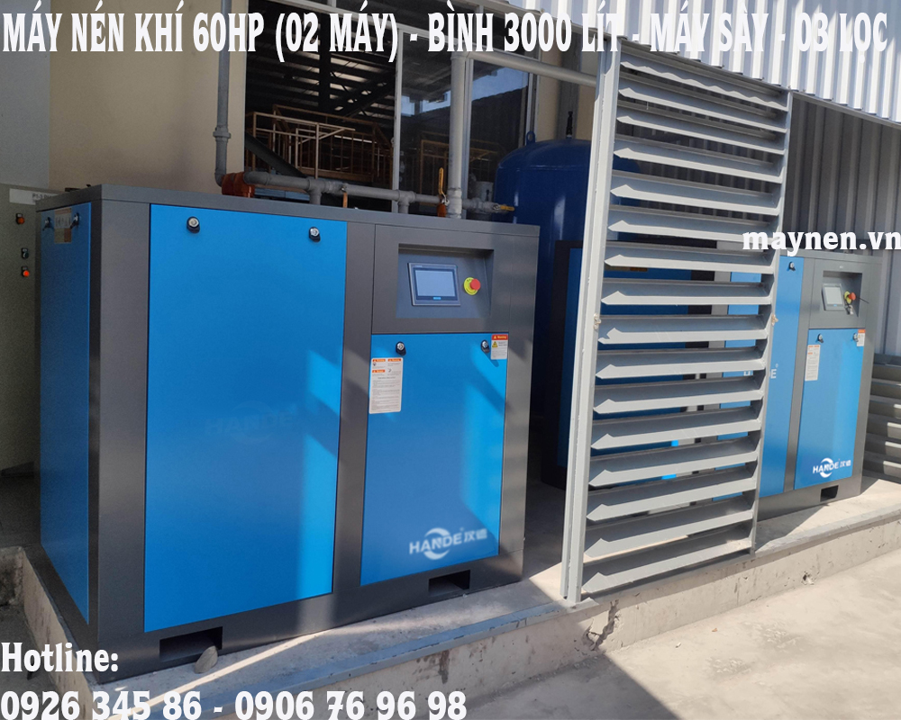 máy nén khí trục vít Hande