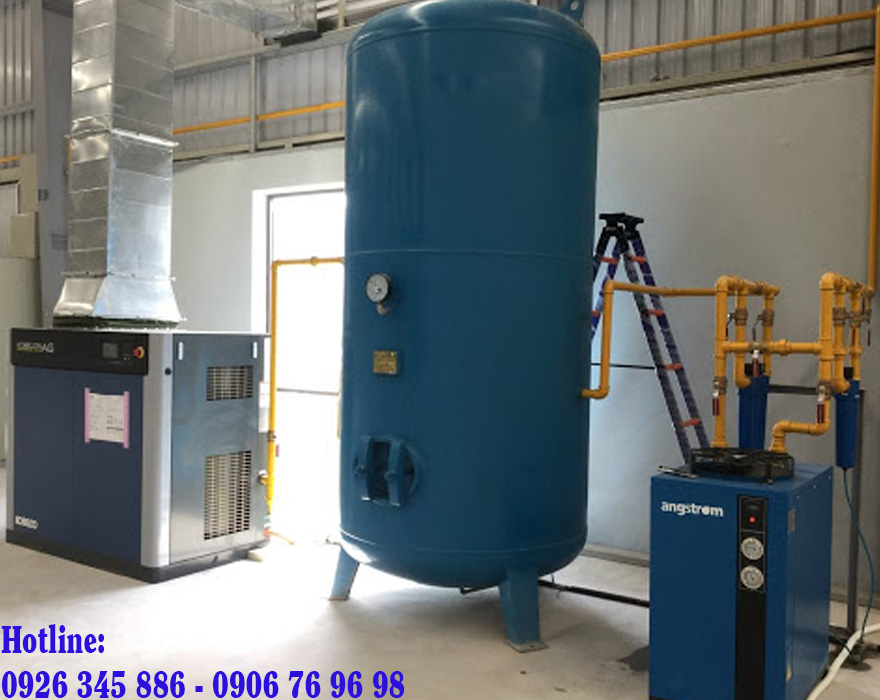 lắp đặt máy nén khí Kobelco