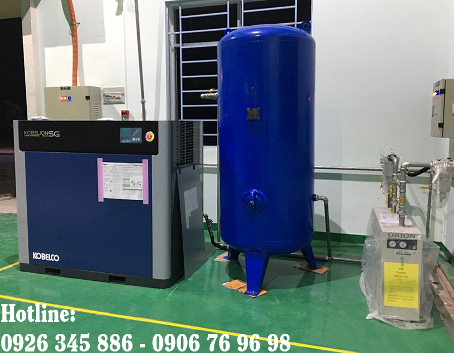 lắp đặt máy nén khí Kobelco