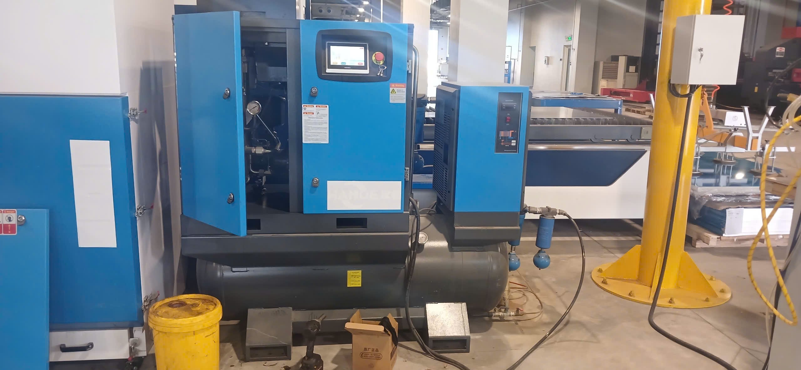 lắp đặt máy nén khí