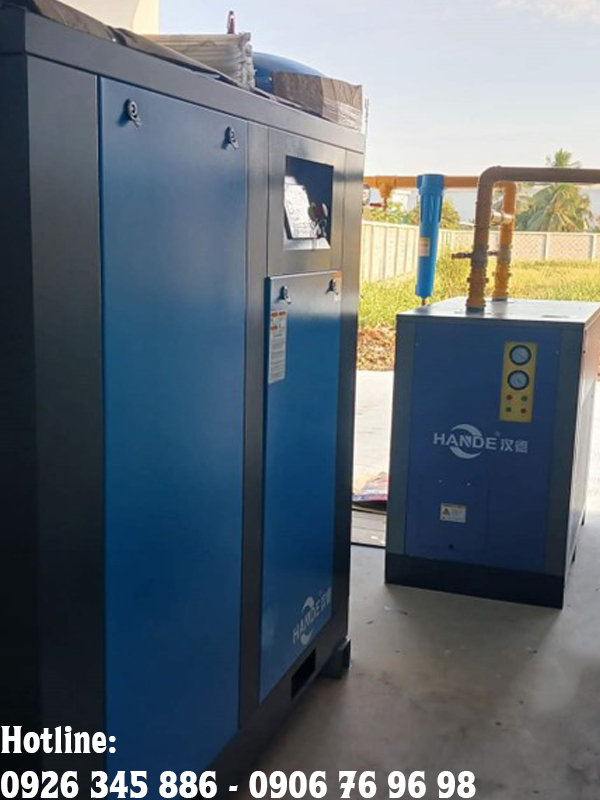 lắp đặt máy sấy khí 100AC