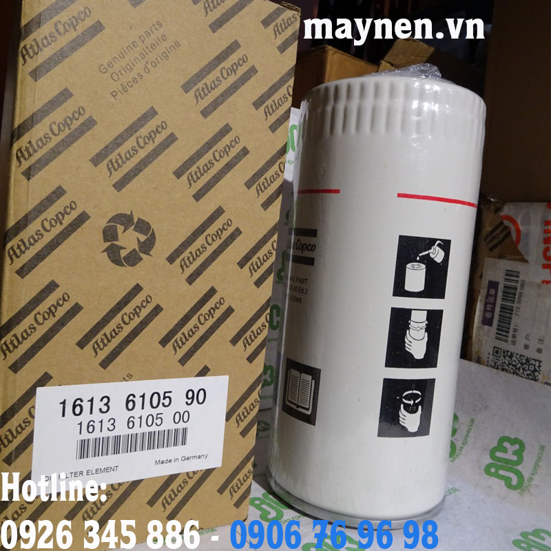 Lọc dầu Atlas Copco 1613 6105 90