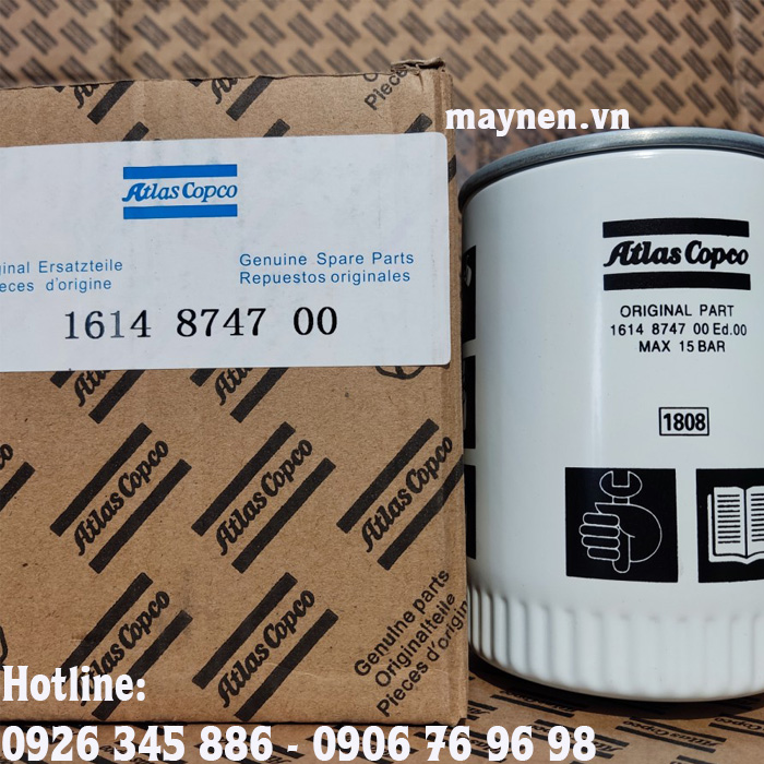 Lọc dầu Atlas Copco 1614 8747 00