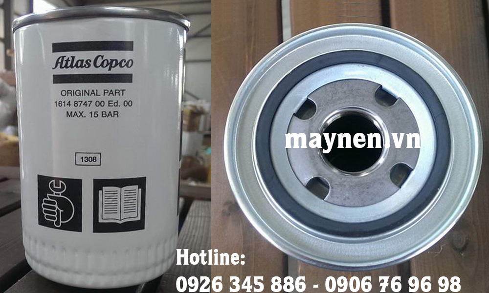 Lọc dầu Atlas Copco 1614 8747 00