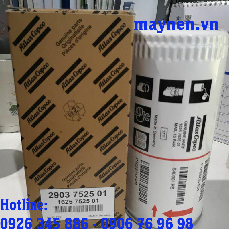 Lọc dầu Atlas Copco 1625 7525 01