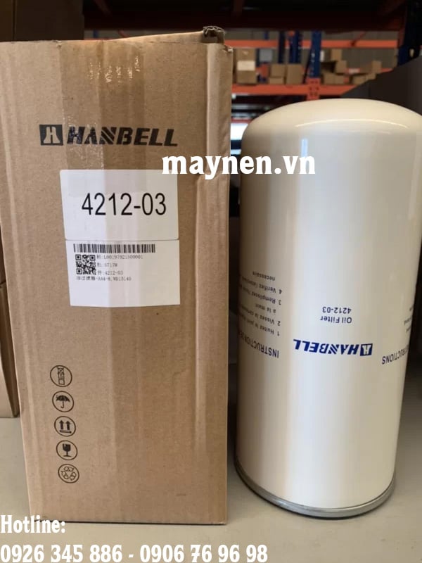 lọc dầu máy nén khí Hanbell