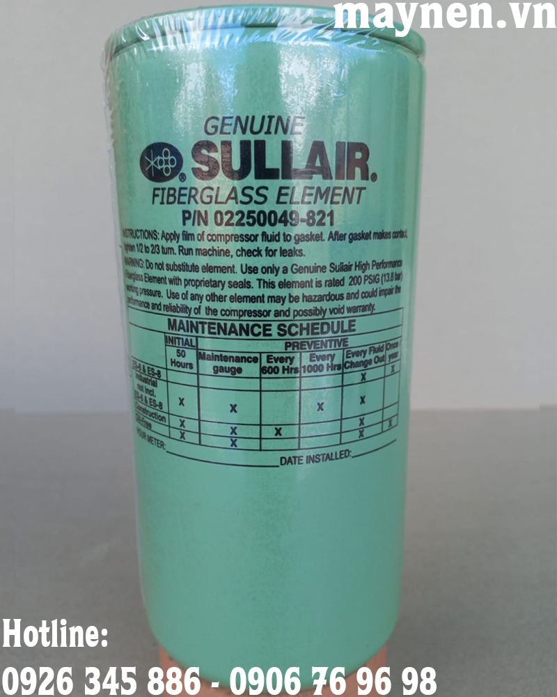 Lọc dầu Sullair 02250049-821