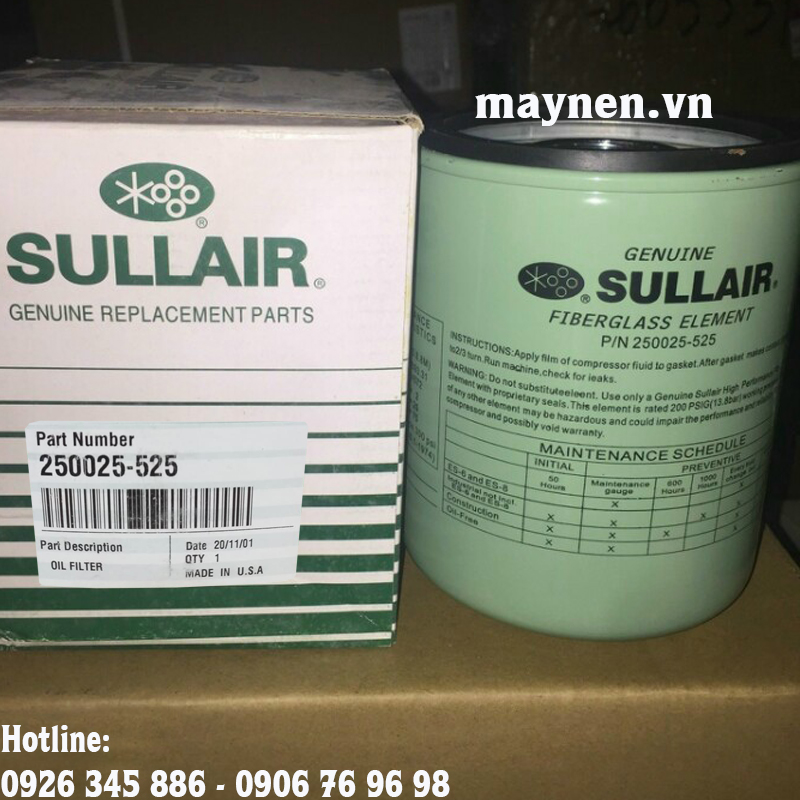 Lọc dầu Sullair 250025-525