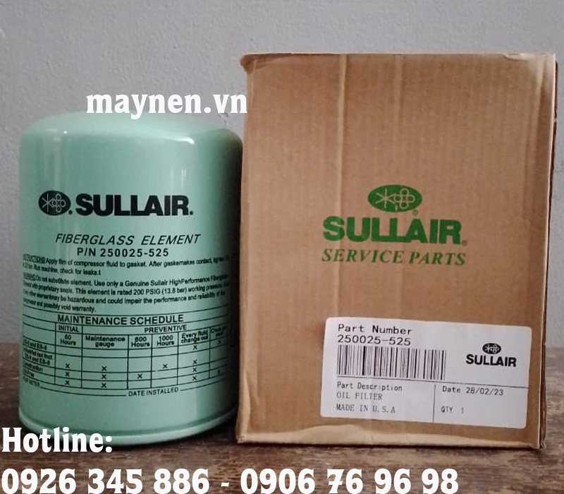 Lọc dầu Sullair 250025-525