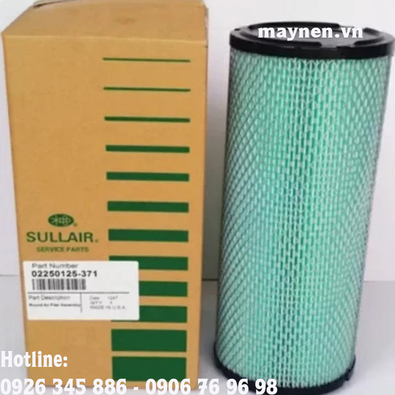 Lọc Gió Máy Nén Khí Sullair-02250125-371