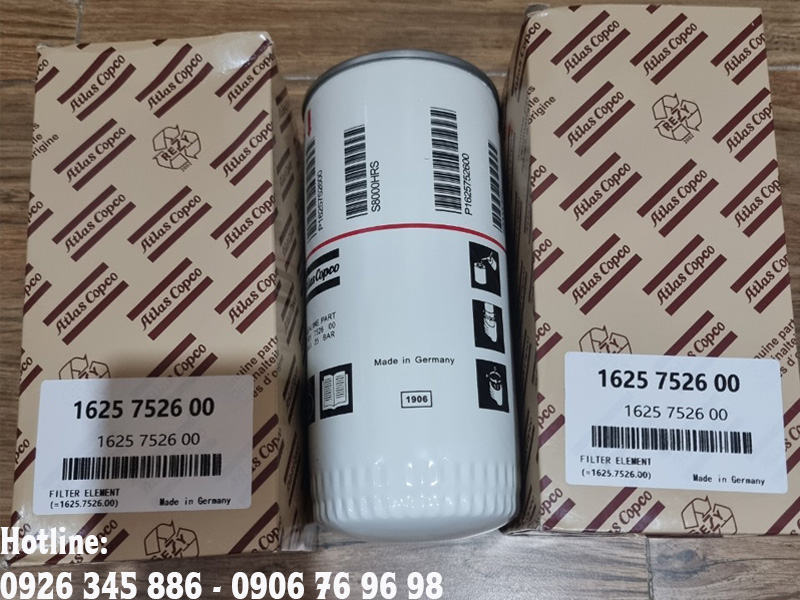 Lọc dầu Atlas Copco 1625 7526 00
