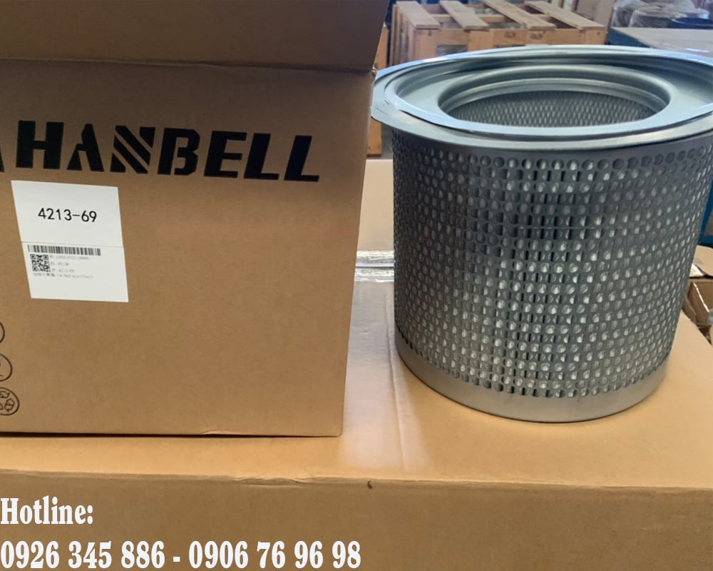 lọc tách dầu máy nén khí Hanbell