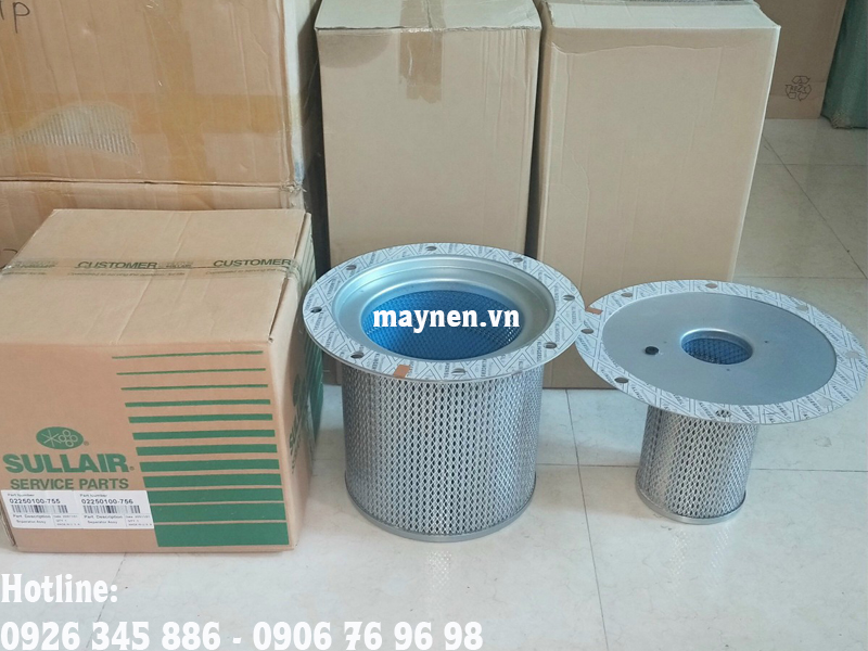 Lọc tách dầu Sullair 02250100-755; 02250100-756