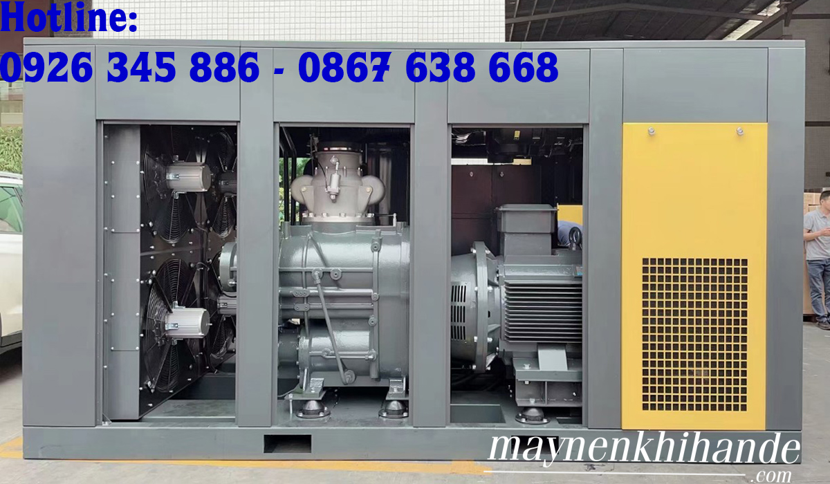 máy nén khí 2 cấp hande 250kw