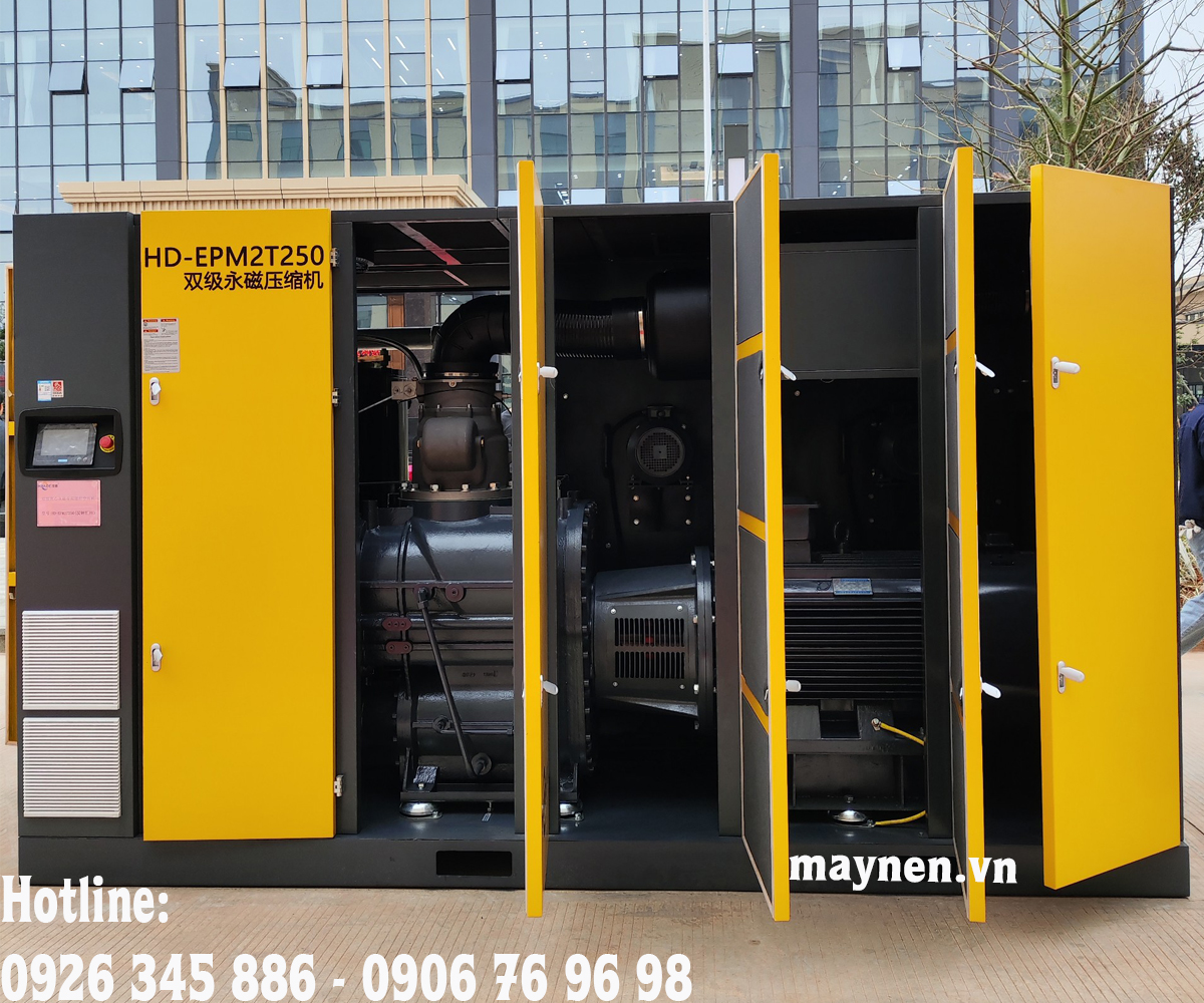 máy nén khí 2 cấp Hande 350hp