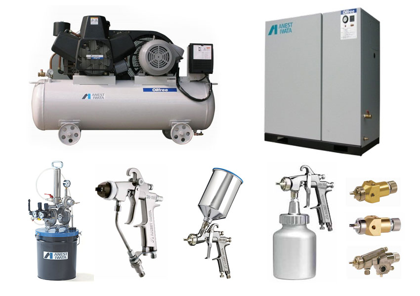 máy nén khí Iwata