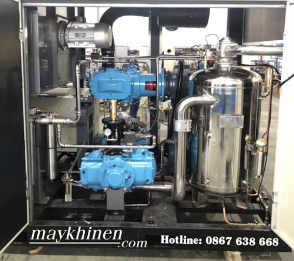 Máy nén khí trục vít không dầu (Oil free)