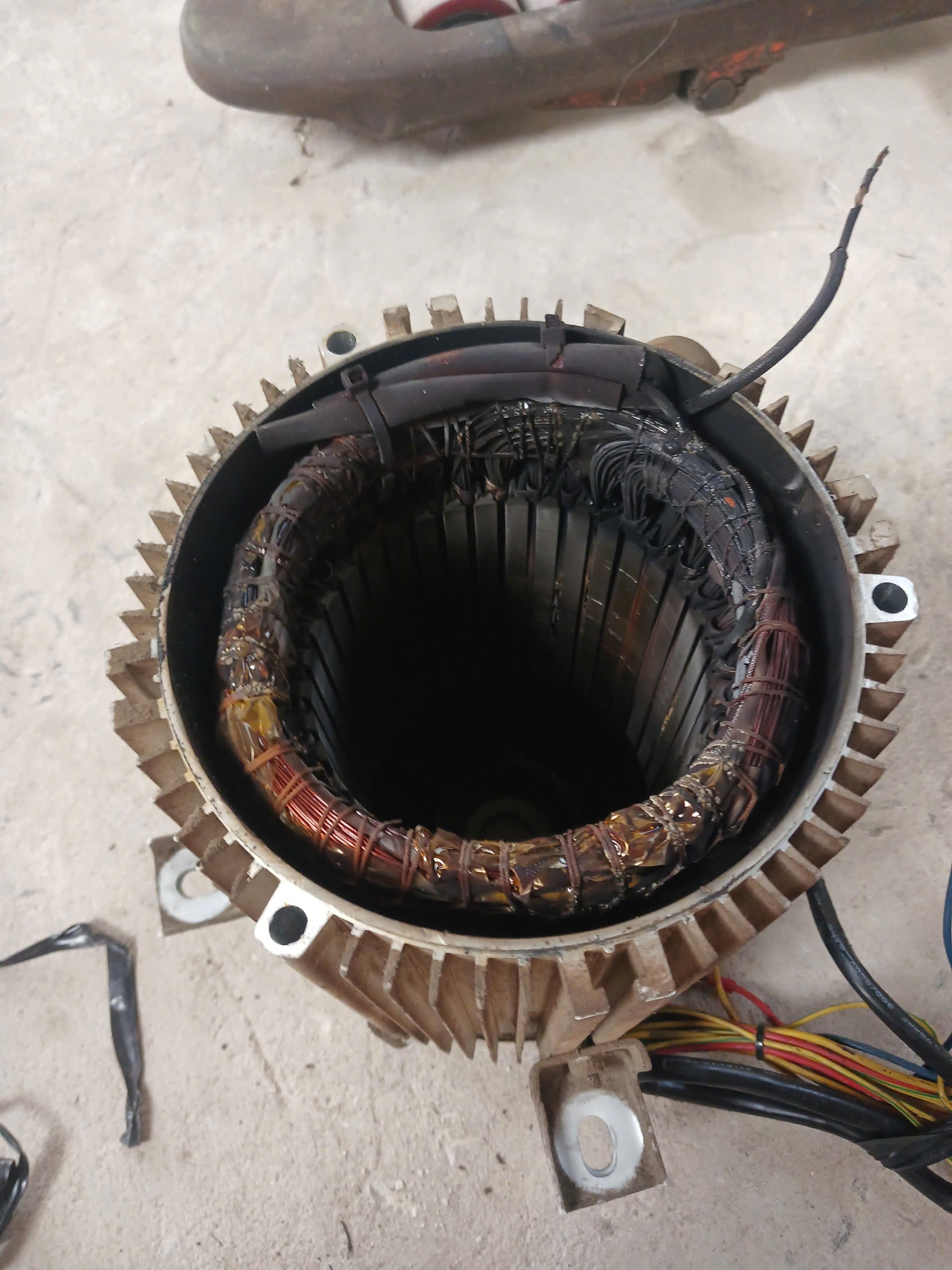 Motor quạt máy nén khí trục vít