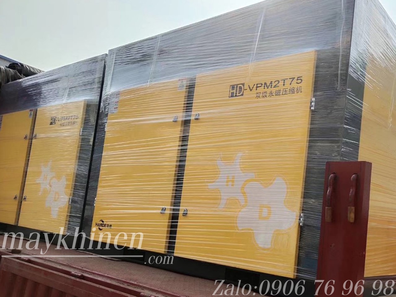 Nguồn điện kết nối cần tương thích với công suất máy nén khí