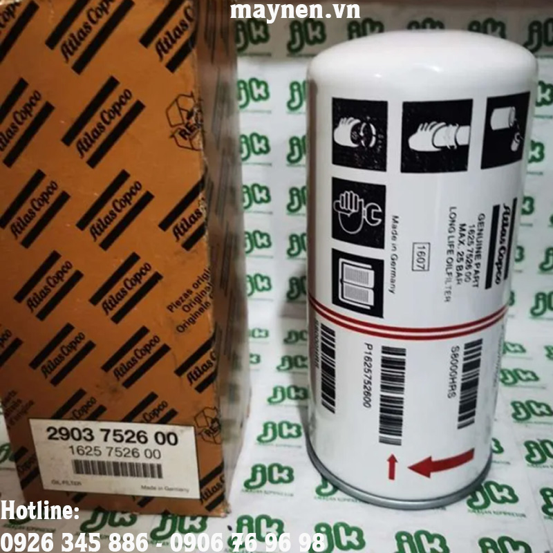 Lọc dầu Atlas Copco 2903 7526 00