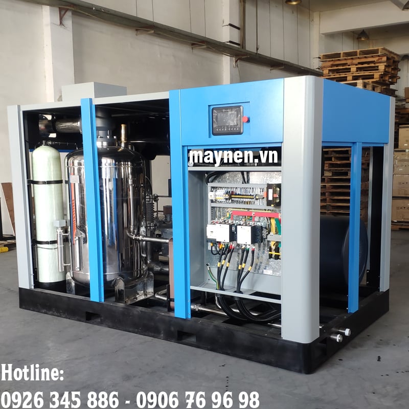 máy nén khí trục vít không dầu