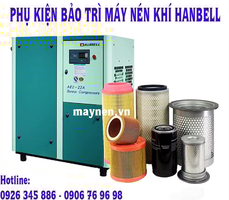 phụ tùng máy nén khí Hanbell